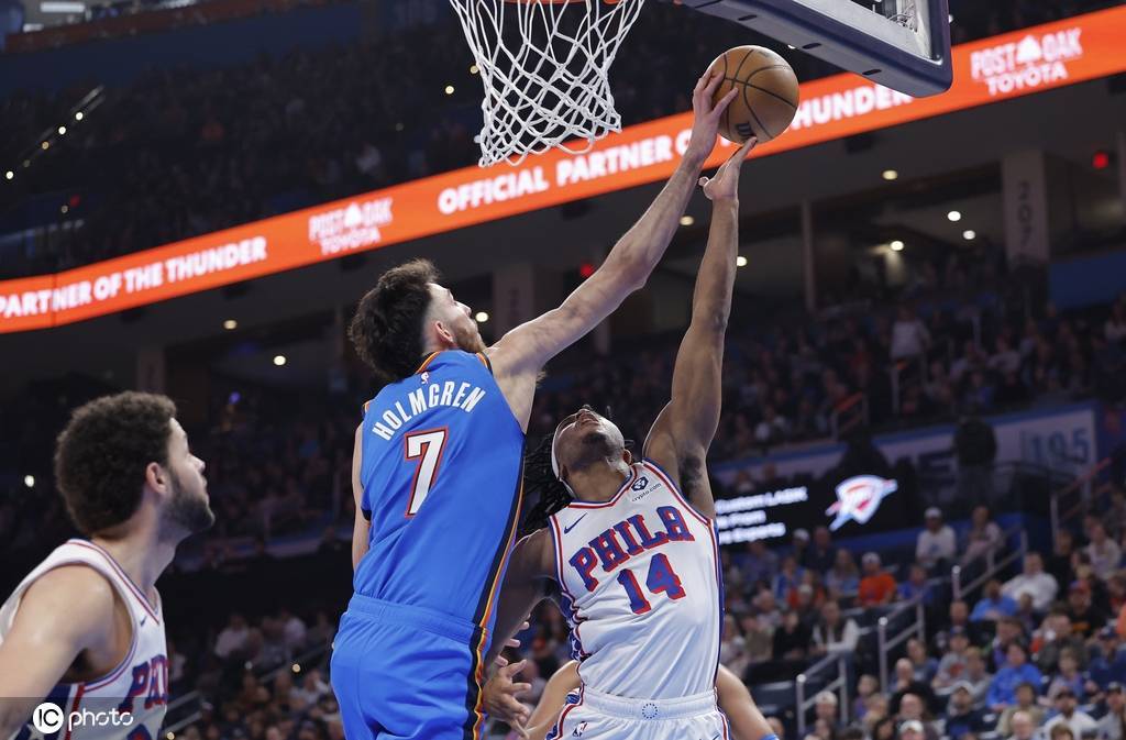 霍姆格伦19+7格兰姆斯28分 SGA缺阵雷霆大胜76人